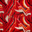 Satinierter Stoff RED ABSTRACT